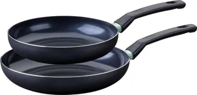 Image de Set de 2 poêles antiadhésives céramique 24 et 28 cm Fackelmann Brandao