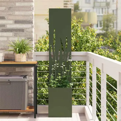 Obrázok produktu pre Maison Exclusive – Záhradná clona olivovo zelená 32 x 32 x 150 cm