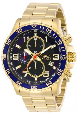 Obrázok produktu pre Invicta Specialty 14878 Pánske Hodinky - Quartz Hnacie - Nerezová Oceľ s Čiernym Ciferníkom - 45 mm