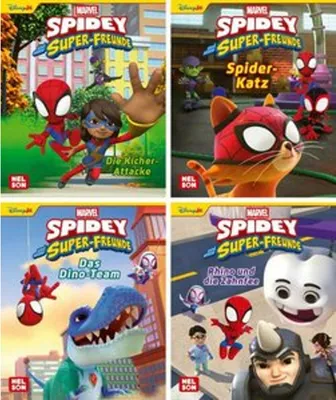 Obrázok produktu pre Nelson Mini-Bücher: 4er Spidey und seine Freunde 9-12