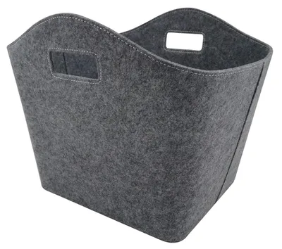 Produktbild von FIREFIX 825/F4 Kaminholztasche, grau, rechteckig aus Filz mit Griffmulden, 460 x