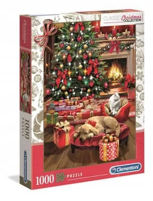 Immagine prodotto di Clementoni 39580 Natale vicino al fuoco Puzzle da 1000 pezzi