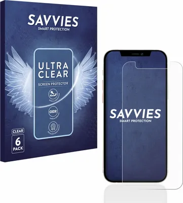 A product box for screen protectors and a screen protector on a phone.