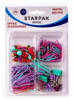 Obrázok produktu pre Zestaw akcesoriów biurowych Starpak 260 sztuk