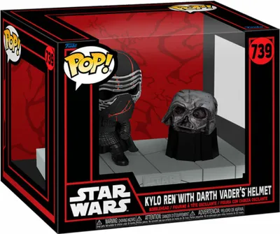 Immagine prodotto di Funko Pop! Deluxe - Kylo Ren z Hełmem Dartha Vadera, Figurki Star Wars