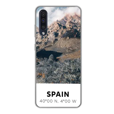 Produktbild von MuchoWow® Handyhülle Schutzhülle Hülle für Samsung Galaxy A50 Spanien - Berge - Sommer Silikon Softcase Handy Hülle - Mobiltelefonhülle