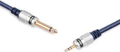 Image de CÂBLE Jack 3,5 mm STÉRÉO - Jack 6,3 mm MONO VITALCO CÂBLE Jack 3,5 mm STÉRÉO - Jack 6,3 mm MONO VITALCO 5,0 m (MK67)