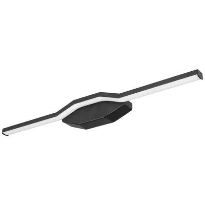 Produktbild von MasterLED Spiegelleuchte Mila 50cm 10W 4000K Neutralweiß – 1100lm, IP20, Schwarz, 230V – Bad, Wandmontage, Schrankleuchte, Klemmleuchte