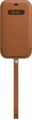 Produktbild von iPhone 12ProMax Leather Sleeve wth MagSafe S.Brown