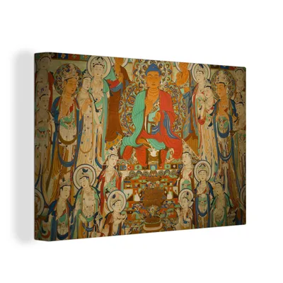 Zdjęcie produktu dla OneMillionCanvasses® - Obraz na płótnie - 140x90 cm, Malarstwo w jaskini, Dekoracja ścienna z nadrukiem