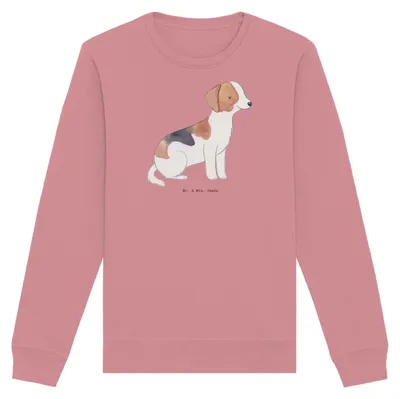 Produktbild von Mr. & Mrs. Panda Bio Pullover Foxhound Moment Größe M - Canyon Pink - Geschenk, Sweater, Sweatshirt, Baumwoll, Jagdhund, Pulli, Laufhund