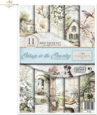 Produktbild von Reispapier-Set A4 für Decoupage – RP084 – Magic of Winter – ITD Collection