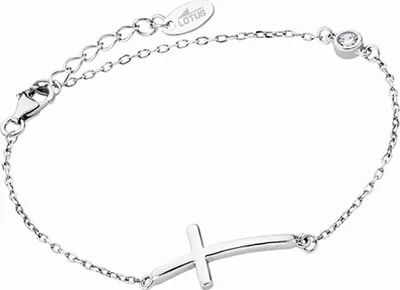 Produktbild von Lotus Silver Zirkonia Armband Damen LP1918-2/1 Kreuz 925 Silber D2JLP1918-2-1