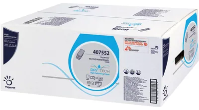 Zdjęcie produktu dla Papernet Papierhandtuch 407552 W-Falz 2lg. 203x32cm ws 20x100 Bl.
