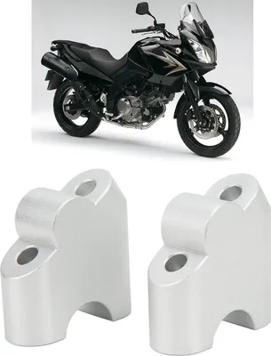 Obrázok produktu pre 2 ks svorky na riadidlá motocykla, 30 mm, náhrada za Suzuki V-STORM DL