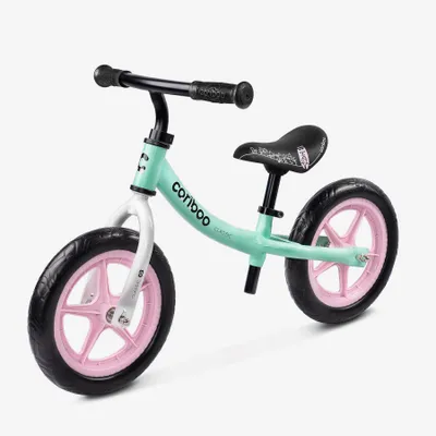 Produktbild von CARIBOO Laufrad für Kinder CARIBOO CLASSIC Rosa - Minze