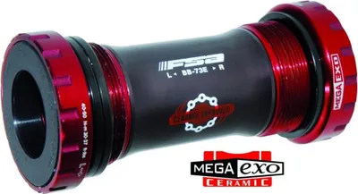 Produktbild von FSA Innenlager MTB BSA68/73 auf MegaExo Ø 24 mm Rot - laufruhiges MTB-Tretlag...