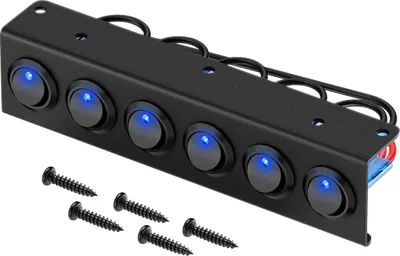 Produktbild von CENTRALSYSTEMS Schalterleiste E3712, 6 Schalter, 12 V