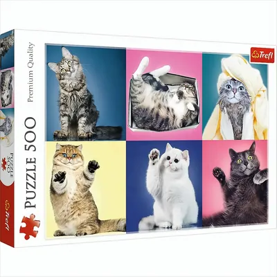 Produktbild von TREFL Puzzle Niedliche Kätzchen 500 Teile