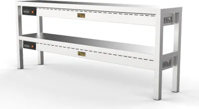 Produktbild von Aufsatzbord Keramisch Beheizt 2 Stufig 1600  8 Heaters Of 250W