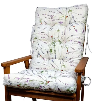 Produktbild von Hochlehnerauflage Polster, Kissen für Gartenstuhl Hochlehner Auflage Sylva 120x50 cm