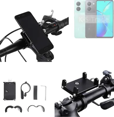 Produktbild von K-S-Trade Handyhalterung für das Fahrrad kompatibel mit Vivo Y36 Halter Lenkstange Fahrradhalterung Motorrad Bike Mount Befestigung Smartphone Handy