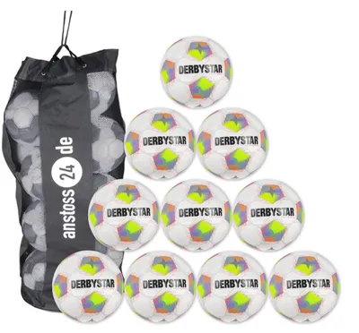 Produktbild von Ballset DERBYSTAR Jugendball - BRILLANT S-LIGHT 290 inkl. Ballsack 10 Bälle 5