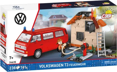 Immagine prodotto di Cobi Klemmbaustein-Set VW T3 Feuerwehr, 238 Teile, 24635
