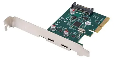 Obrázek produktu pro Lanberg PCE-UC3-002, PCIe, USB typu C, Nízký profil, 10 Gbit/s, 0 - 70 °C, 0 - 95%