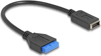 Produktbild von Delock USB 5 Gbps Kabel Pfostenbuchse zu intern USB Typ-E Key A Buchse 25 cm