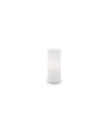Produktbild von Moderne Tischleuchte Edo Glas Weiß 1 Licht E27 Klein
