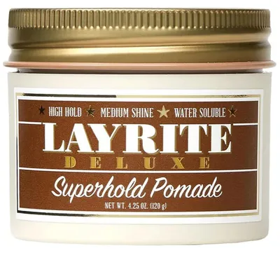 Immagine prodotto di Layrite Superhold Pomade Pomata per capelli a tenuta extra forte 120 g