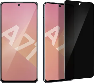 Image de iMak, Film de protection d'écran avec protection visuelle pour Samsung Galaxy A71 by Imak, Transparent