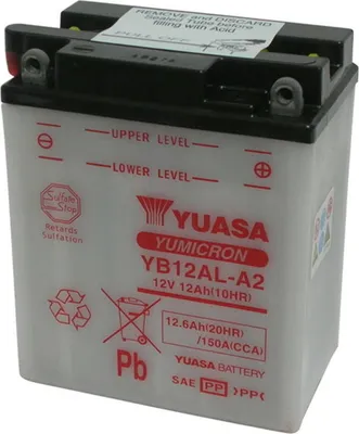 Productafbeelding van YUASA batterij YB12AL-A2, 12 Ah