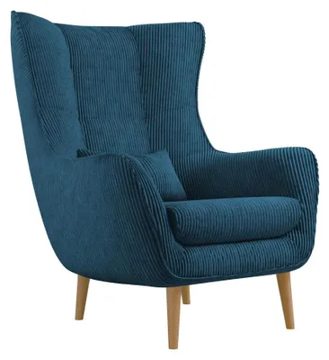 Produktbild von MIRJAN24 Polstersessel Estjano Cord, Ohrensessel, Relaxsessel, Stilvoll Wohnzimmer Sessel (Farbe: Poso 05)