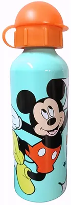 Produktbild von Mickey Mouse Alu-Trinkflasche 520 ml- Disney Kinder Sport-Trinkflasche BPA frei