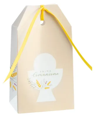 Kommunion-Gastgeschenk, 10 Stück, Tütchen mit Kelch und Hostie