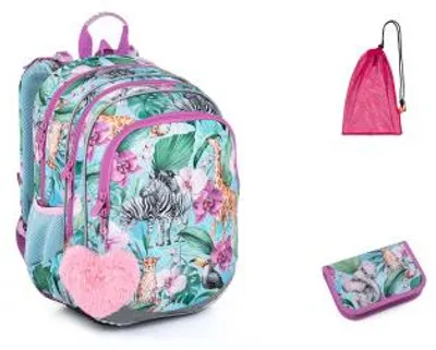 Produktbild von Schulrucksack-Set, 3-tlg. ELLY 23004 SET MEDIUM