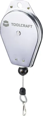 Immagine prodotto di TOOLCRAFT TO-7310169 Equilibratore a molla, estensione del cavo fino a 2 m Portata (max.) 3 kg