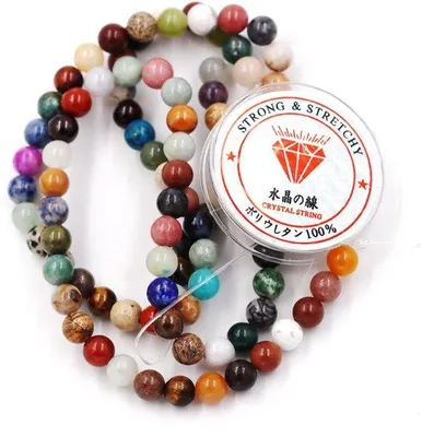 Produktbild von Edelsteinkugeln 10mm für Schmuck Herstellung loser Steine
