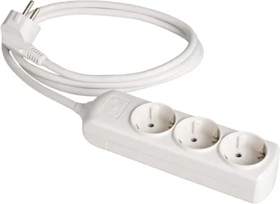 Imagen del producto de Solera 8013 - Enchufe múltiple - 3 enchufes - 1,5 m - Blanco