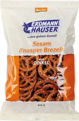 Immagine prodotto di Pretzel croccanti al sesamo - farro 125g