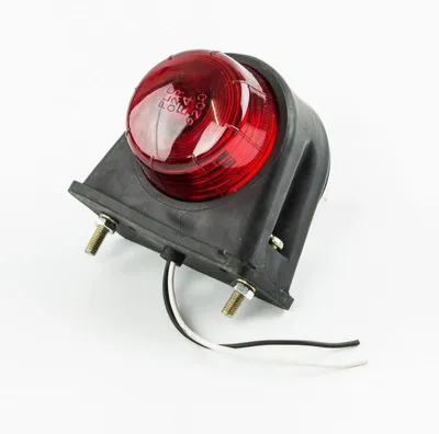 Produktbild von Begrenzungsleuchte 67x78x87mm 12/24V rot weiß Positionsleuchte Umrissleuchte