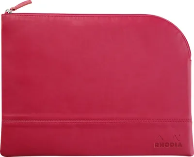 Produktbild von Rhodia Rhodiarama Etui aus Kunstleder Reißverschluss, 21x28 cm Himbeer 116743C
