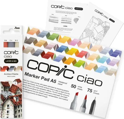Produktbild von COPIC Marker ciao "LAYER & MIX Starter Set" Architect