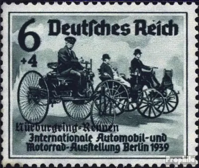 Produktbild von Briefmarken Deutsches Reich 1939 Mi 695 mit Falz Nürburgring-Rennen