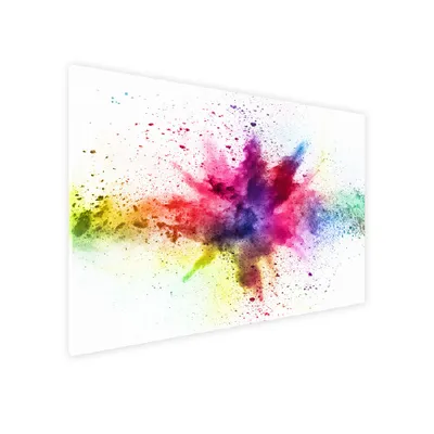 Obrázek produktu pro Magnetická bezrámová kovová tabule s potiskem 90x60cm - svět barev