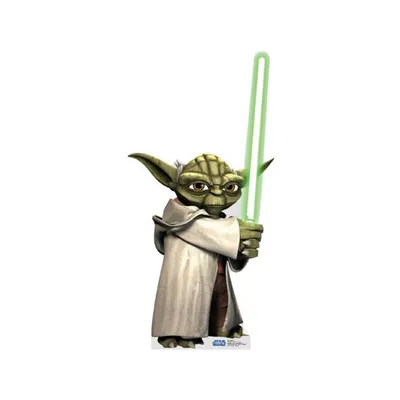 Produktbild von Star Wars Clone Wars Pappaufsteller (Stand Up) - Yoda (119 cm)