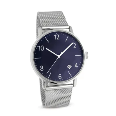 Produktbild von Elegante Herren-Armbanduhr mit silbernem Edelstahlarmband – klassisch & stilvoll
