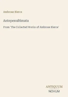 Produktbild von Antepenultimata